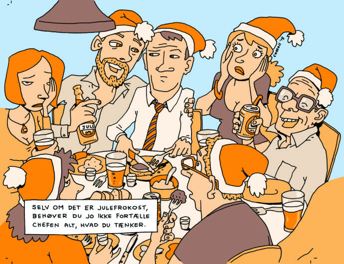 Alkoholkampagne julefrokost